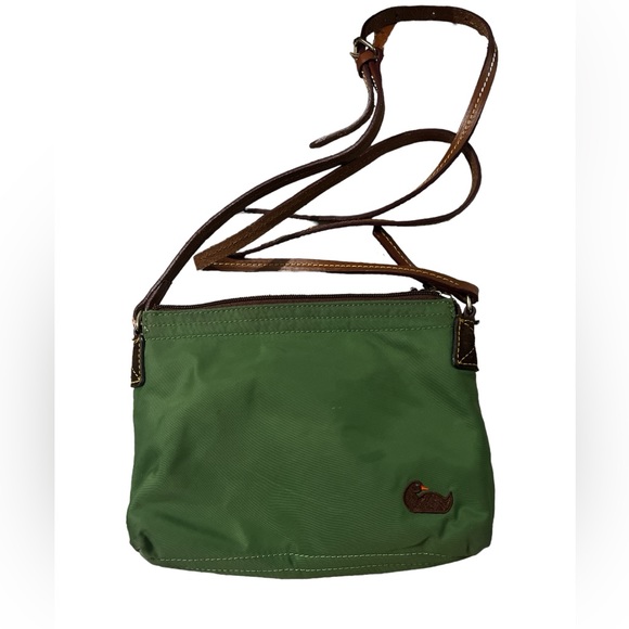 Dooney & Bourke Nylon Crossbody Pouchette Shoulder Bag Green 7x9x2  Small Pink - Picture 3 of 10